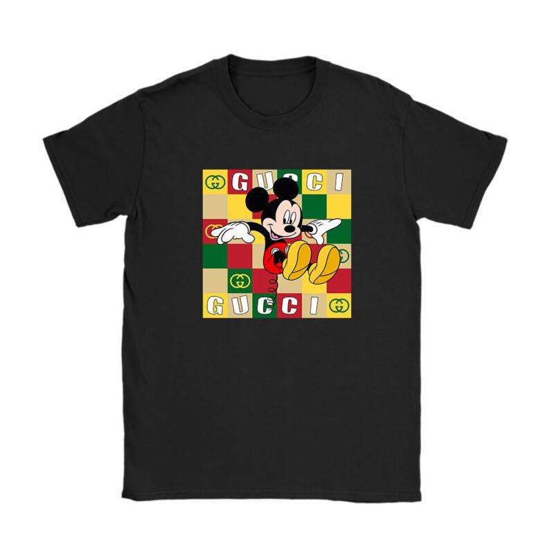 Mickey Mouse Gucci Unisex T-Shirt Cotton Tee TAT7598