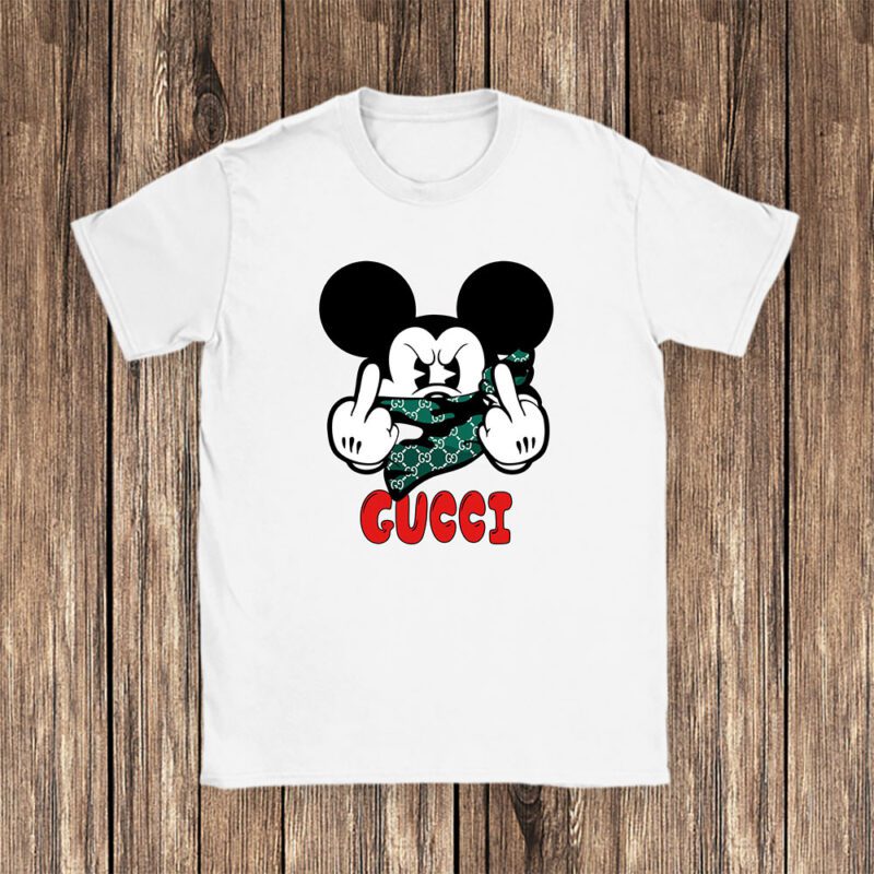 Mickey Mouse Gucci Unisex T Shirt Cotton Tee TAT7600 1