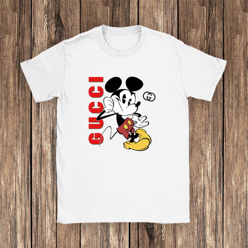 Mickey Mouse Gucci Unisex T Shirt Cotton Tee TAT8277 1