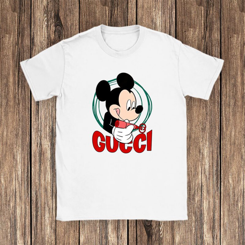 Mickey Mouse Gucci Unisex T Shirt Cotton Tee TAT8278 1