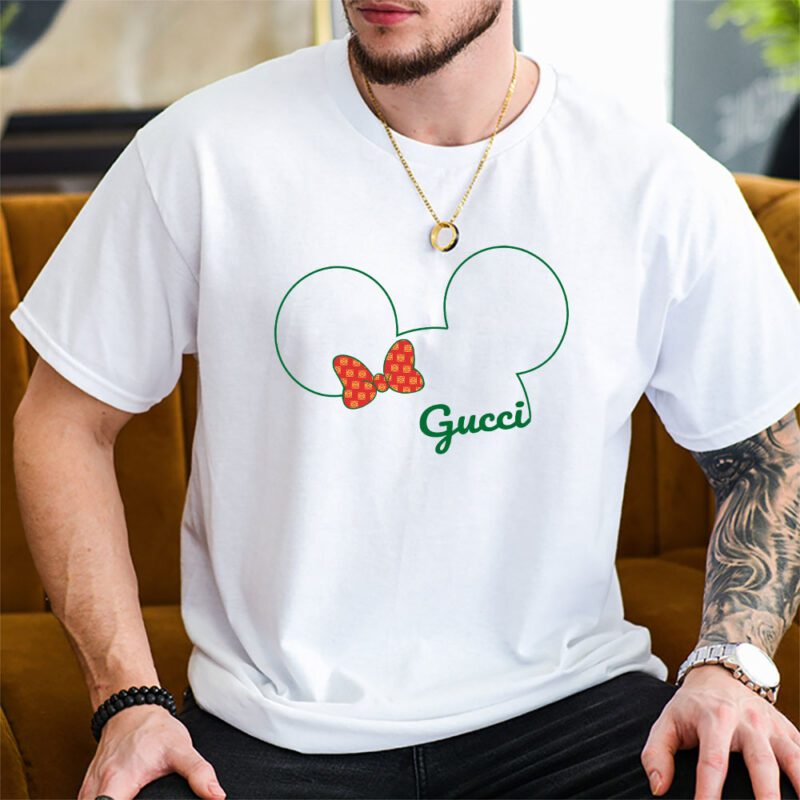 Mickey Mouse Gucci Unisex T Shirt Cotton Tee TAT8289 2