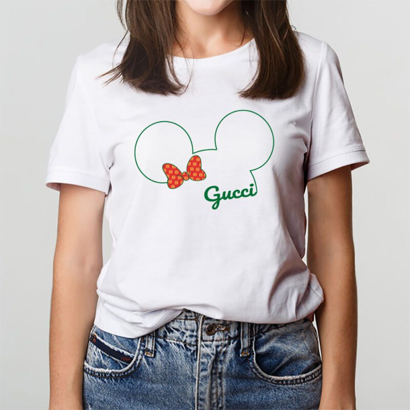 Mickey Mouse Gucci Unisex T Shirt Cotton Tee TAT8289 3