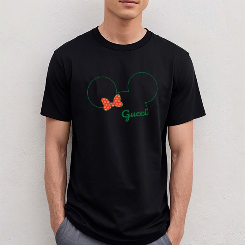 Mickey Mouse Gucci Unisex T Shirt Cotton Tee TAT8289 4