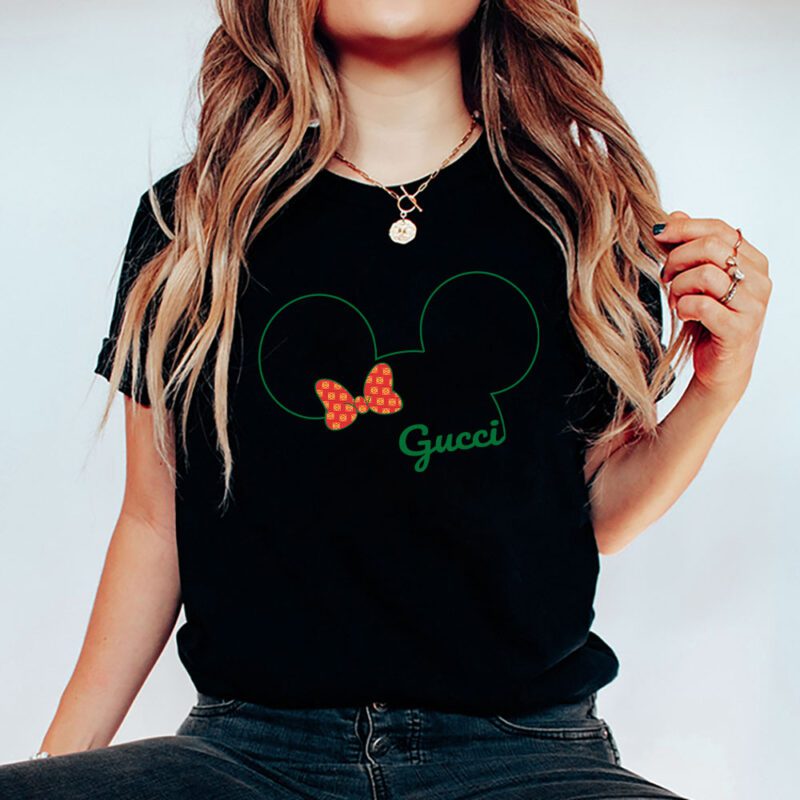 Mickey Mouse Gucci Unisex T Shirt Cotton Tee TAT8289 5