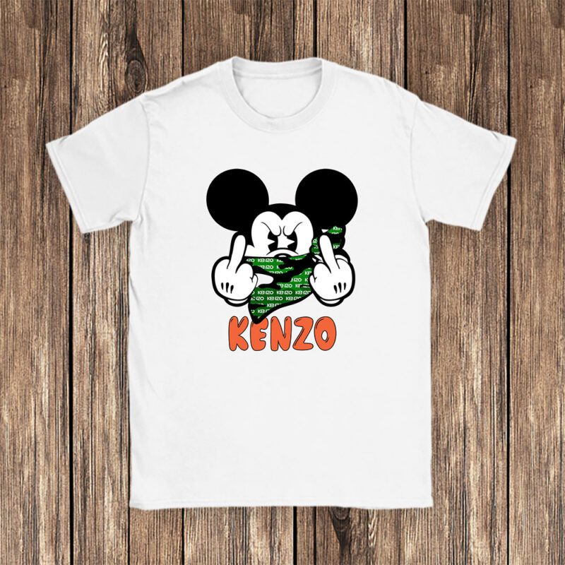 Mickey Mouse Kenzo Unisex T Shirt Cotton Tee TAT7604 1
