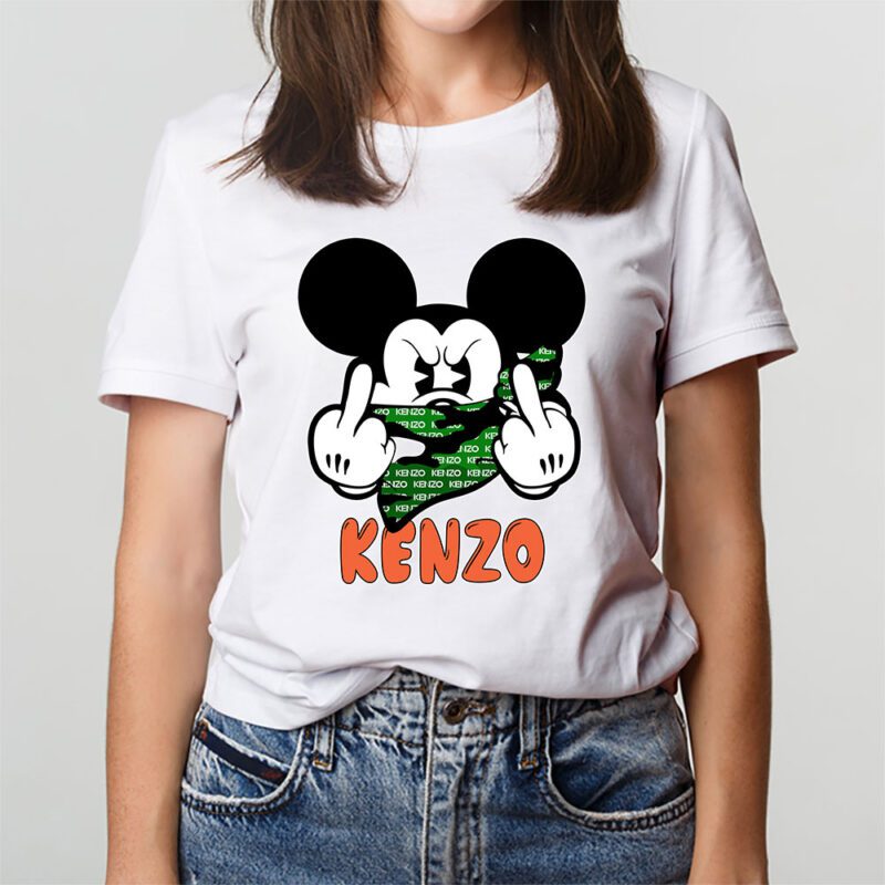 Mickey Mouse Kenzo Unisex T Shirt Cotton Tee TAT7604 3