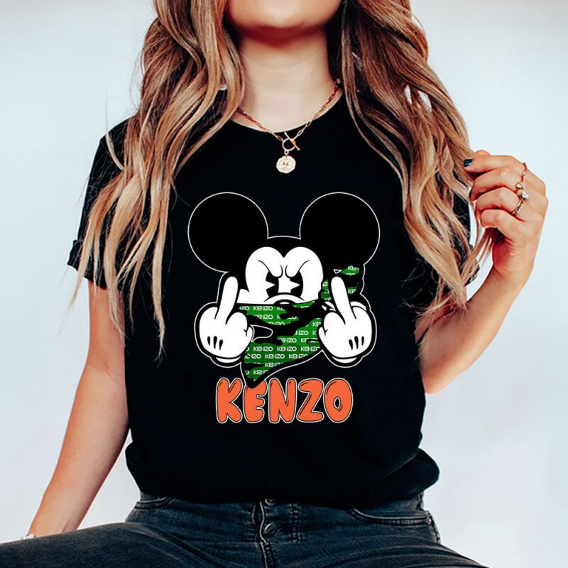 Mickey Mouse Kenzo Unisex T Shirt Cotton Tee TAT7604 5