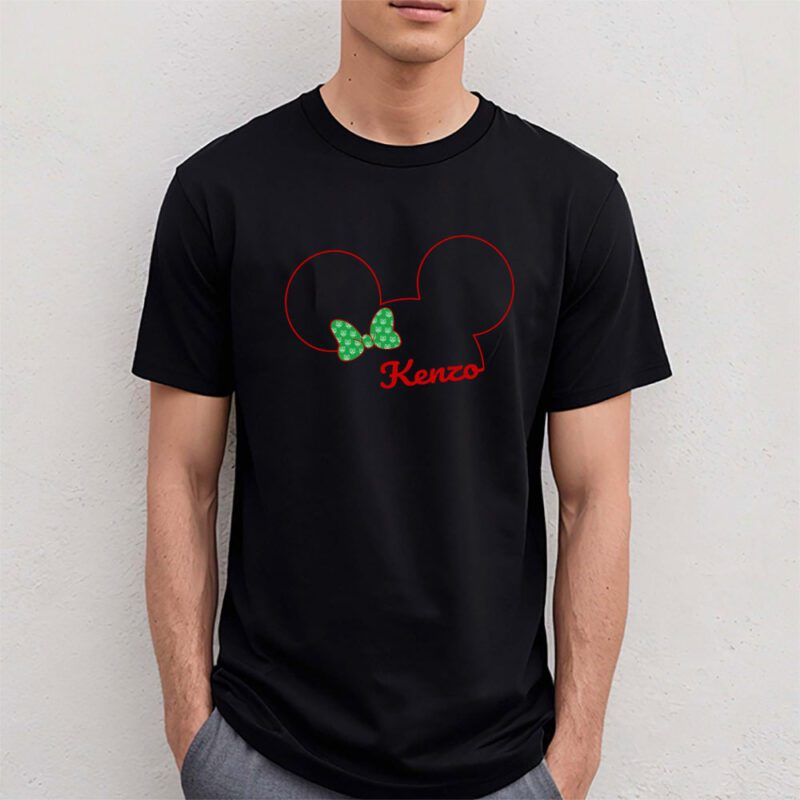 Mickey Mouse Kenzo Unisex T Shirt Cotton Tee TAT8274 4