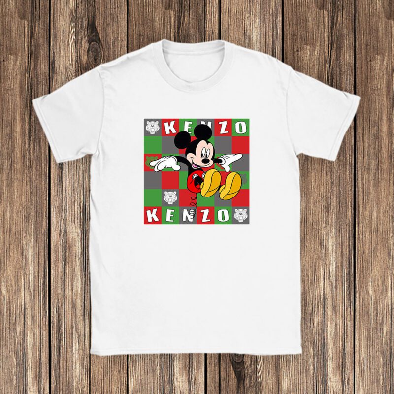Mickey Mouse Kenzo Unisex T Shirt Cotton Tee TAT8283 1
