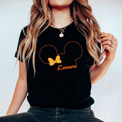Mickey Mouse Loewe Unisex T-Shirt Cotton Tee TAT8240 5 Mickey Mouse Loewe Unisex T Shirt Cotton Tee TAT8240 5