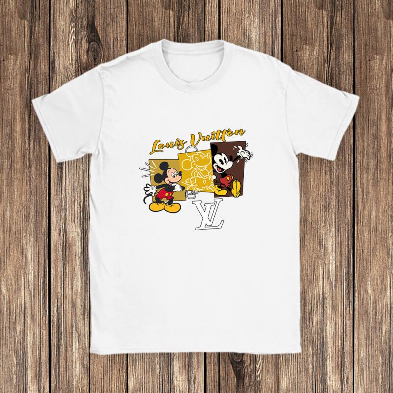 Mickey Mouse Louis Vuitton Unisex T Shirt Cotton Tee TAT7608 1