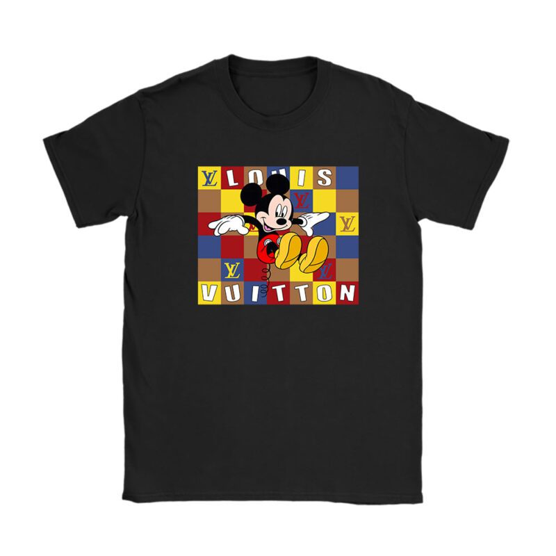 Mickey Mouse Louis Vuitton Unisex T-Shirt Cotton Tee TAT8290