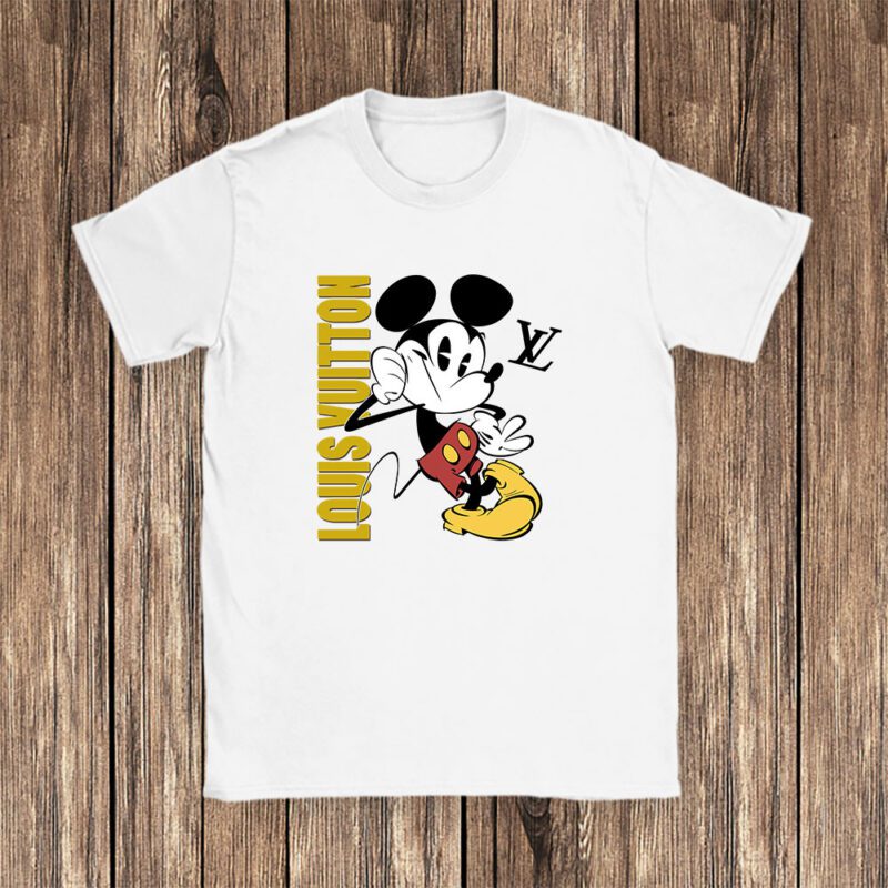 Mickey Mouse Louis Vuitton Unisex T Shirt Cotton Tee TAT8294 1