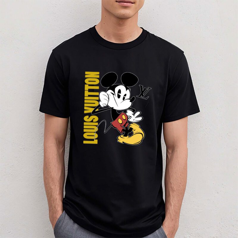 Mickey Mouse Louis Vuitton Unisex T Shirt Cotton Tee TAT8294 4