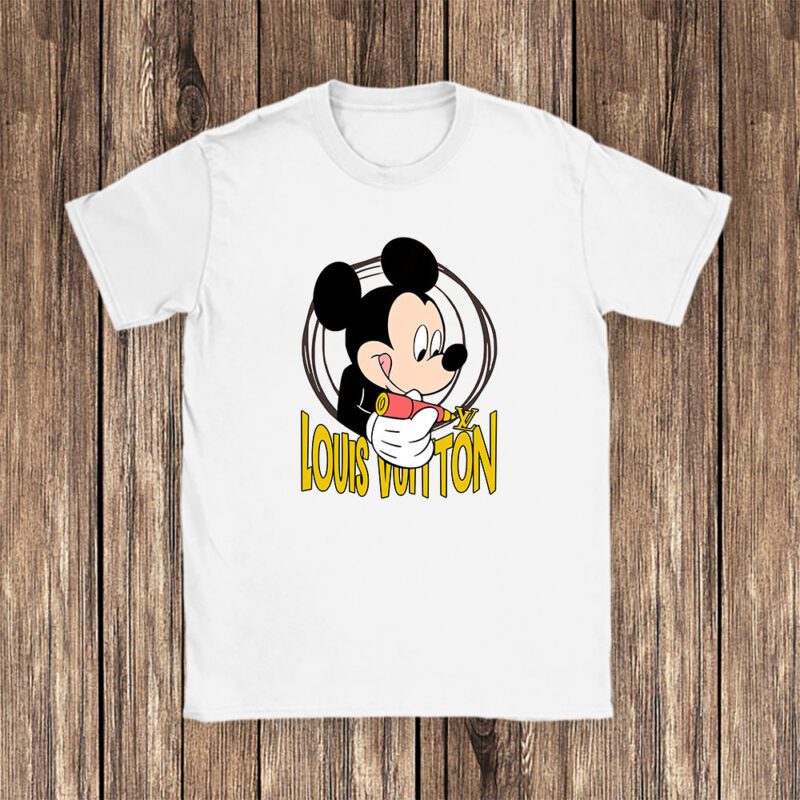 Mickey Mouse Louis Vuitton Unisex T Shirt Cotton Tee TAT8295 1