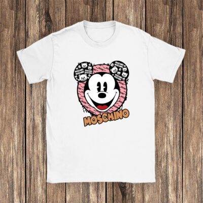 Mickey Mouse Moschino Unisex T-Shirt Cotton Tee TAT7083 1 Mickey Mouse Moschino Unisex T Shirt Cotton Tee TAT7083 1