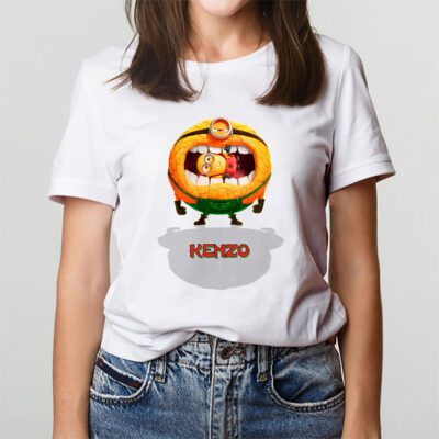 Minions Despicable Me 4 Kenzo Unisex T Shirt TAT5520 2