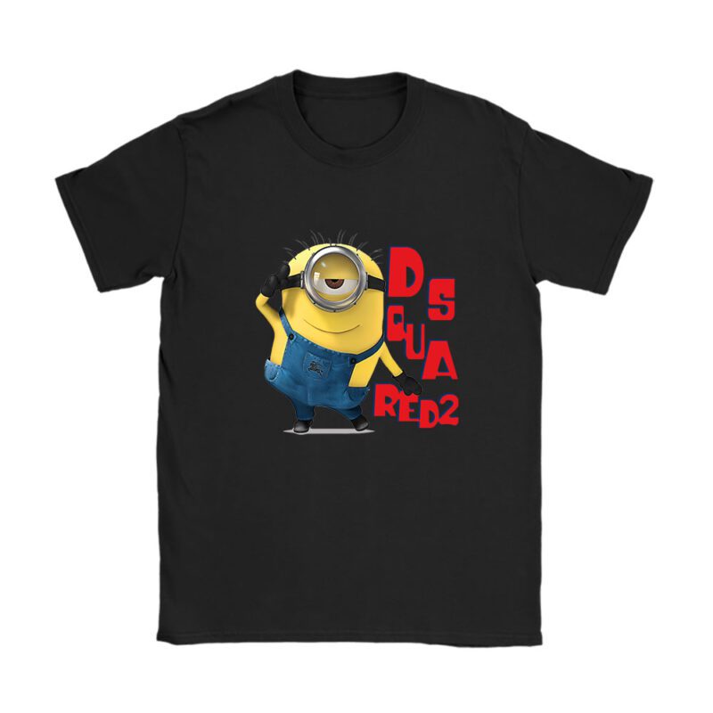 Minions Despicable Me Dsquared2 Brand Unisex T-Shirt Cotton Tee TAT6338