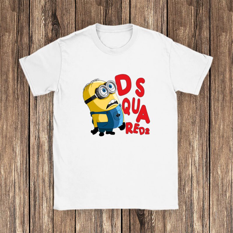 Minions Despicable Me Dsquared2 Brand Unisex T-Shirt Cotton Tee TAT6339