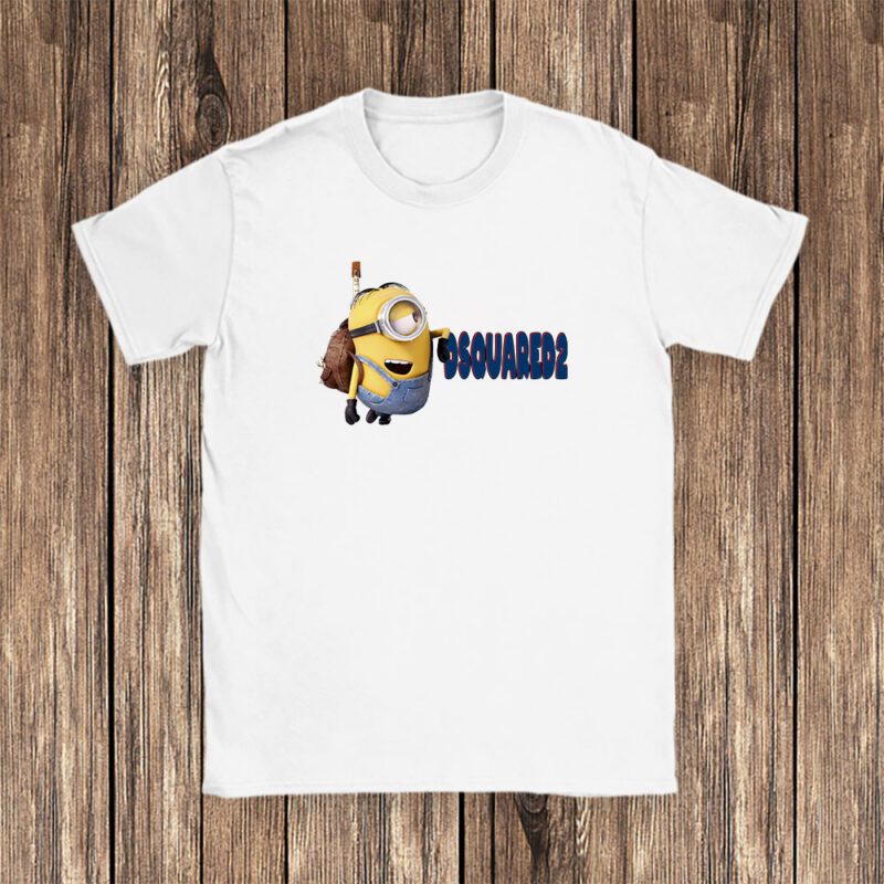 Minions Despicable Me Dsquared2 Brand Unisex T-Shirt Cotton Tee TAT6342