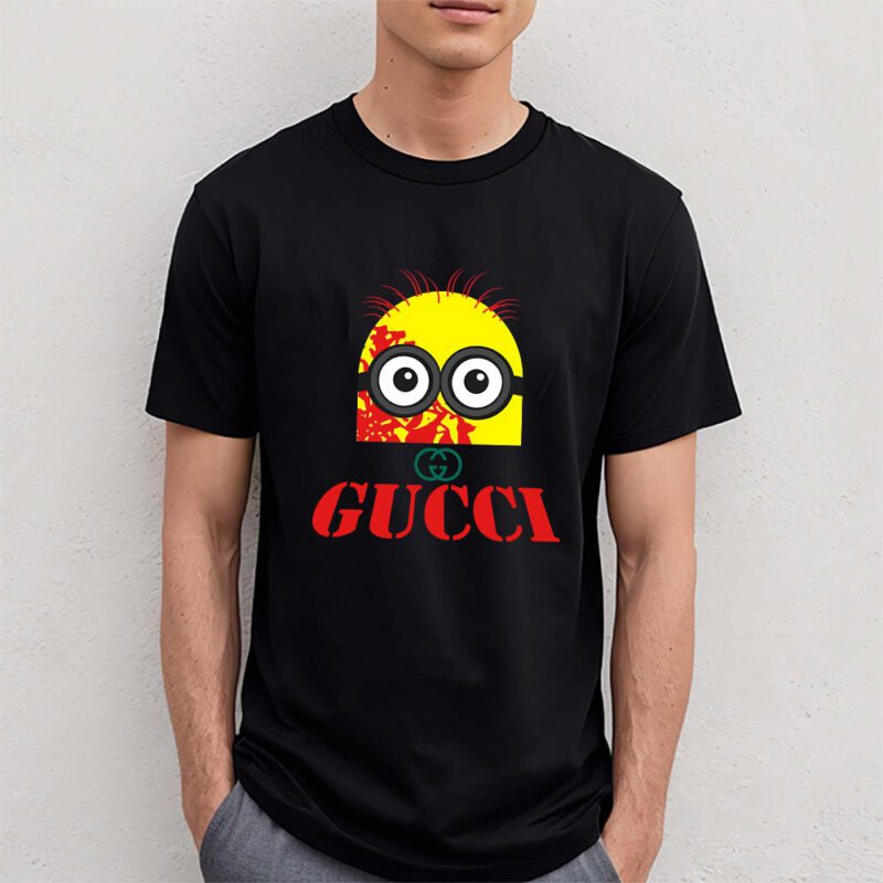 Minions Despicable Me Gucci Brand Unisex T Shirt Cotton Tee TAT6343 4