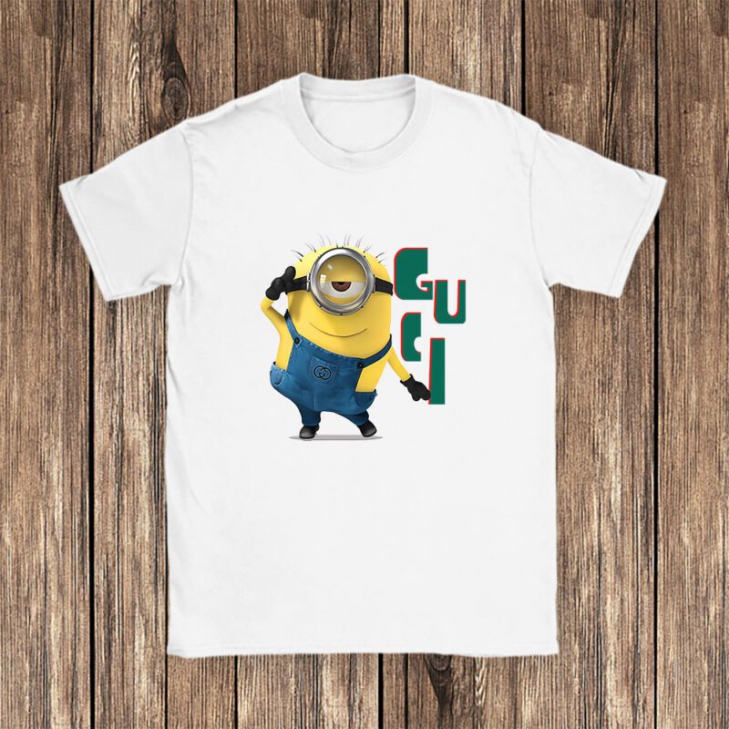 Minions Despicable Me Gucci Brand Unisex T Shirt Cotton Tee TAT6344 1