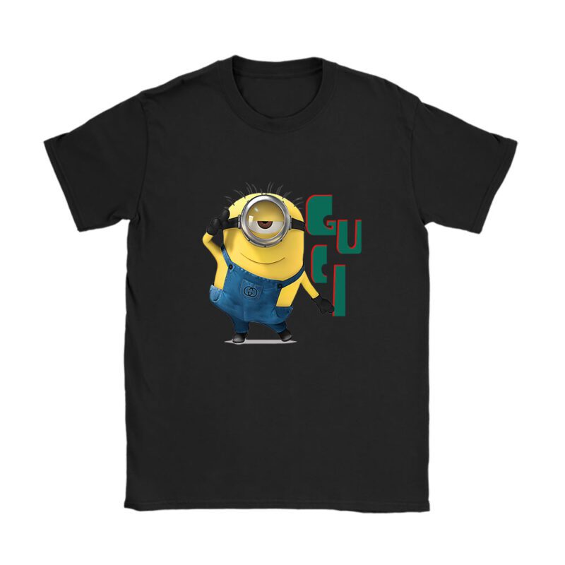 Minions Despicable Me Gucci Brand Unisex T-Shirt Cotton Tee TAT6344