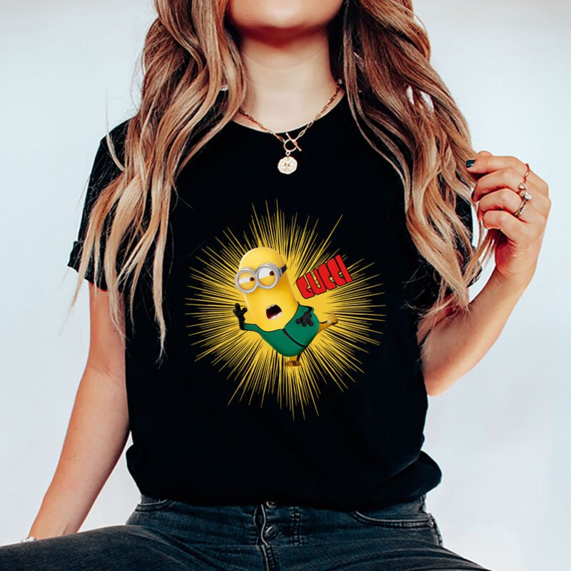 Minions Despicable Me Gucci Brand Unisex T Shirt Cotton Tee TAT6347 5
