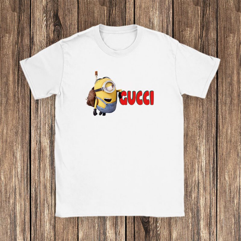 Minions Despicable Me Gucci Brand Unisex T Shirt Cotton Tee TAT6348 1