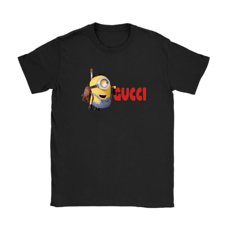 Minions Despicable Me Gucci Brand Unisex T-Shirt Cotton Tee TAT6348