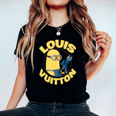 Minions Despicable Me Kelvin Louis Vuitton Unisex T Shirt Cotton Tee TAT14328 5