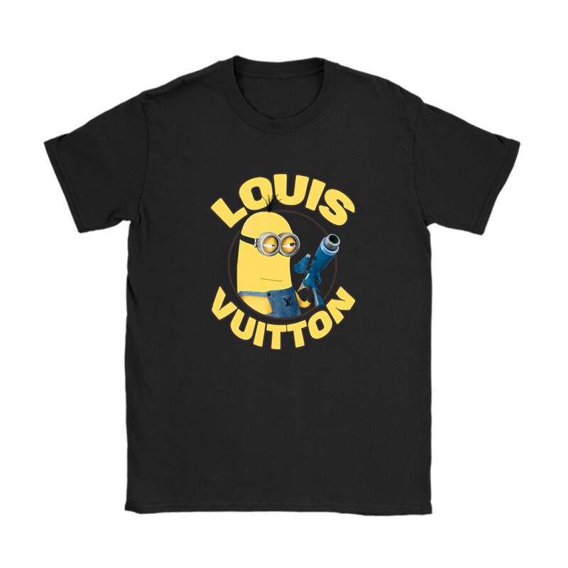 Minions Despicable Me Kelvin Louis Vuitton Unisex T-Shirt Cotton Tee TAT14328