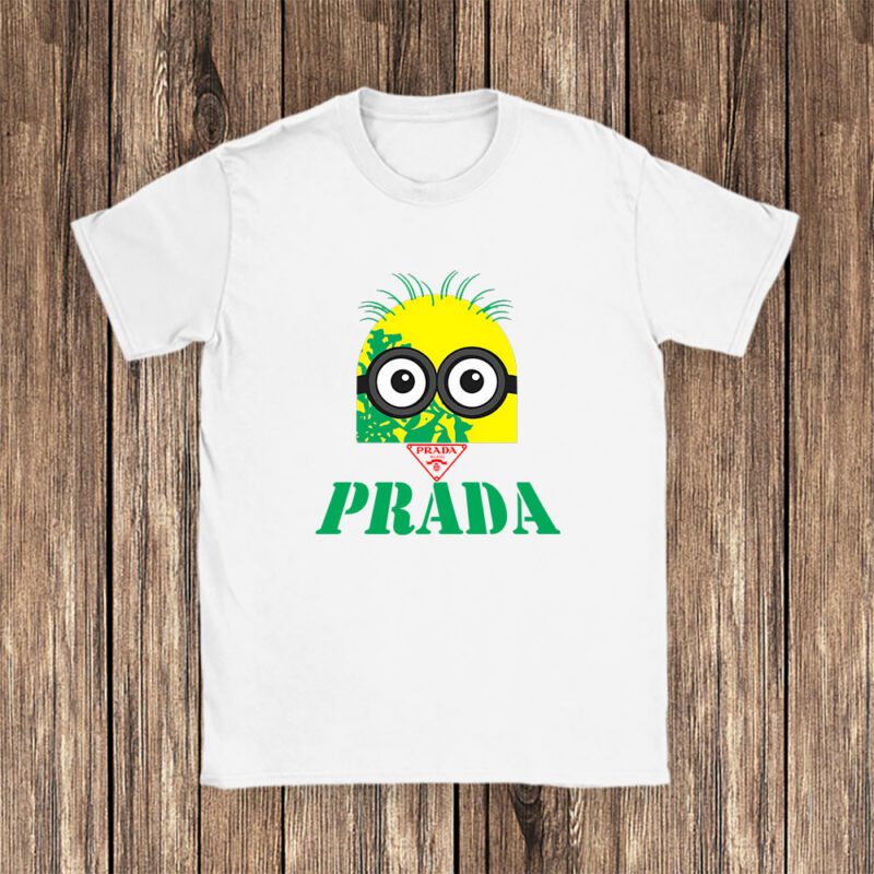 Minions Despicable Me Prada Brand Unisex T Shirt Cotton Tee TAT6361 1