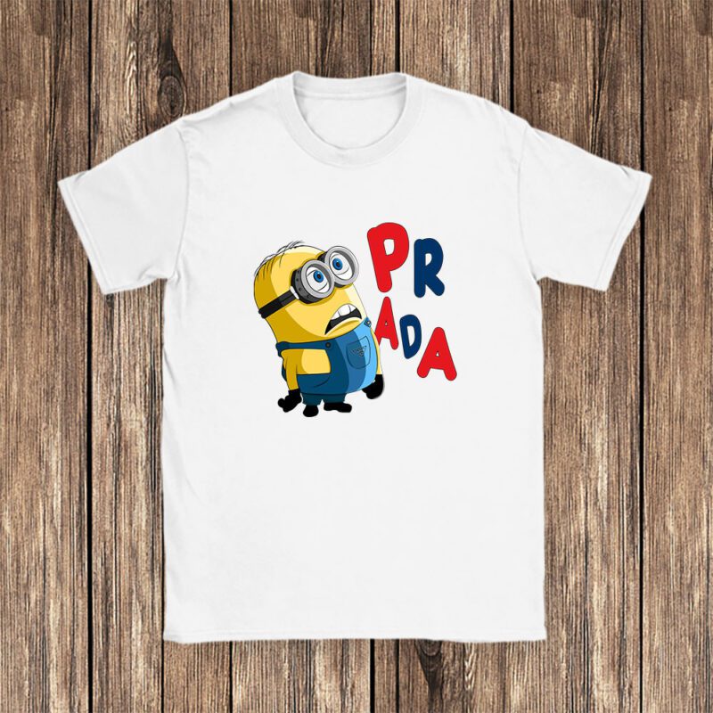 Minions Despicable Me Prada Brand Unisex T-Shirt Cotton Tee TAT6363