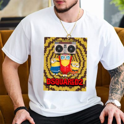 Minions Despicable Me Tie Dye Dsquared2 Unisex T Shirt TAT5527 2