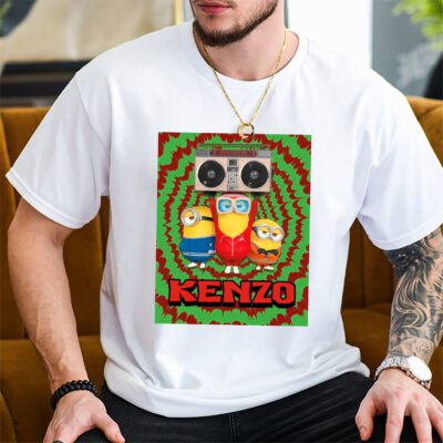 Minions Despicable Me Tie Dye Kenzo Unisex T Shirt TAT5529 2