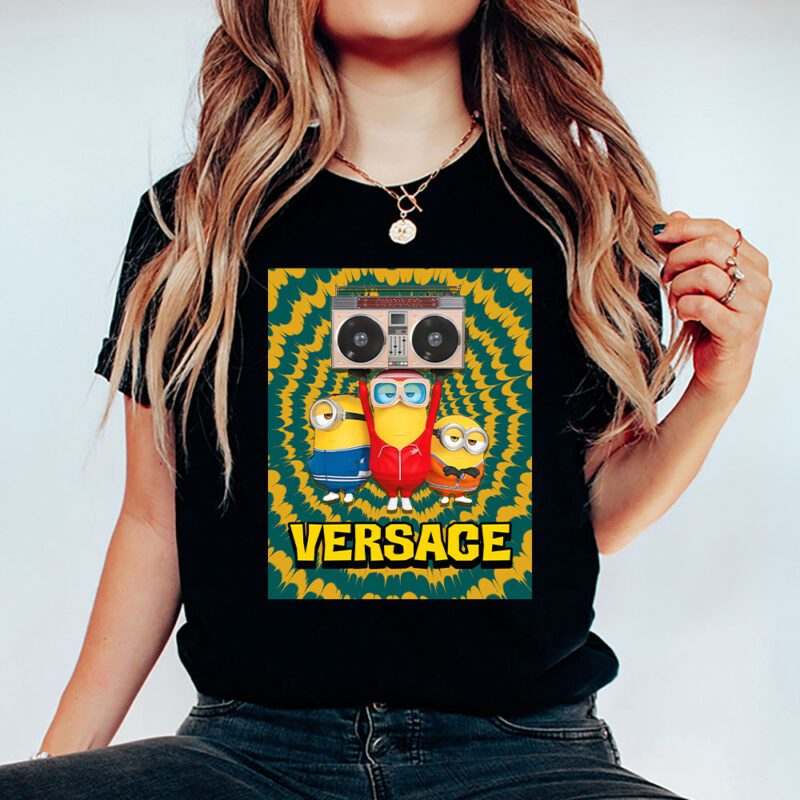 Minions Despicable Me Tie Dye Versace Unisex T Shirt TAT5532 5