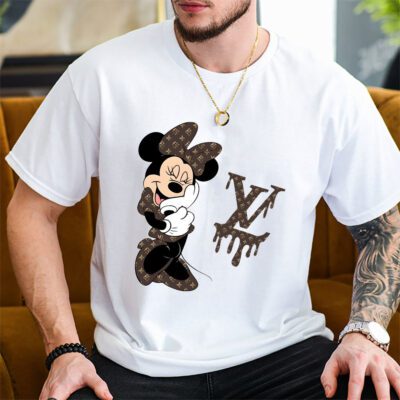 Minnie Louis Vuitton Unisex T Shirt Cotton Tee TAT14333 2