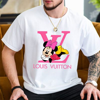 Minnie Louis Vuitton Unisex T Shirt Cotton Tee TAT14334 2