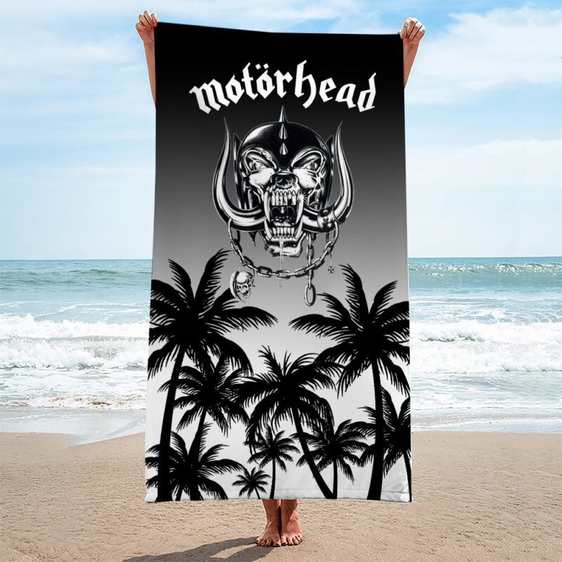 Motorhead Band Rectangle Beach Towel WBT1001