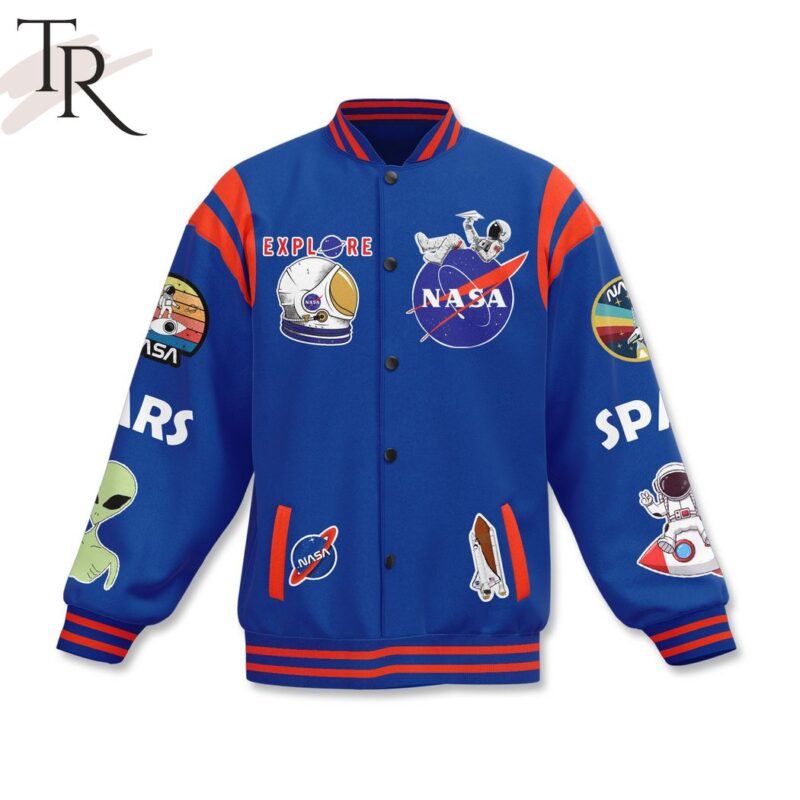 Nasa Per Aspera Ad Astra For The Benefit Of All Baseball Jacket TBJ1087 1