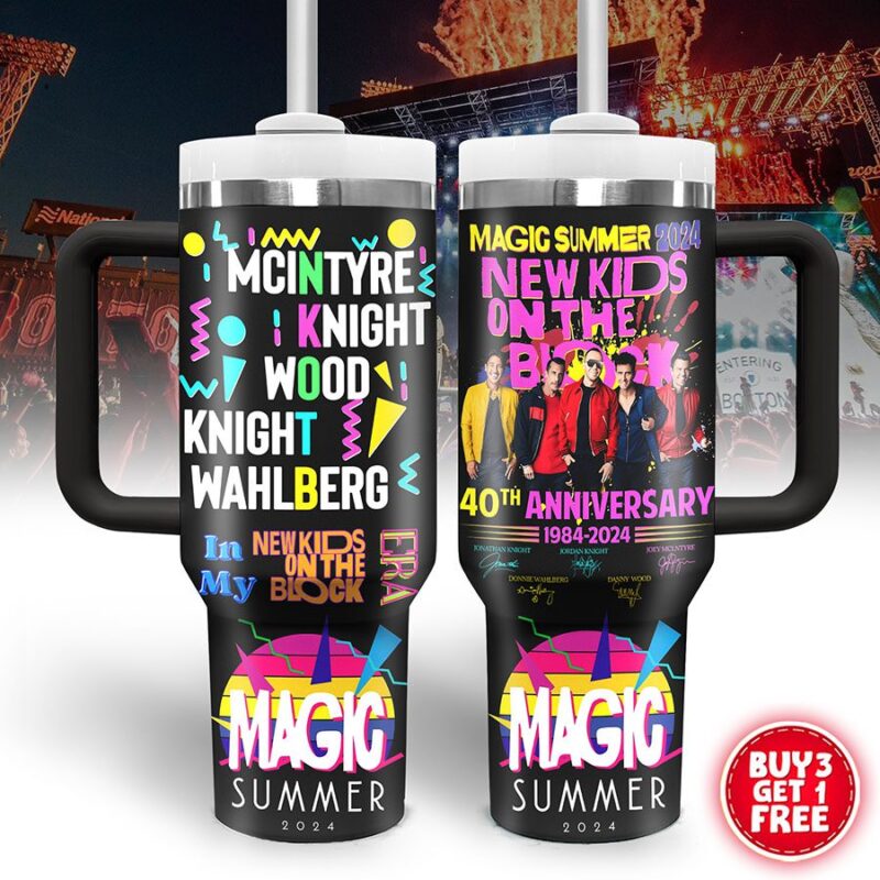 New Kids On The Block Music Custom 40Oz Stanley Tumbler ZST1004