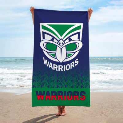 New Zealand Warriors Rectangle Beach Towel WBT1169