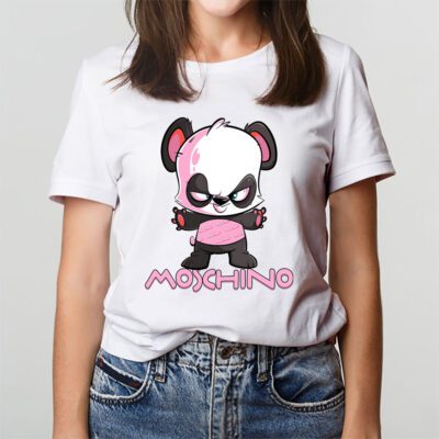 Panda Moschino Unisex T-Shirt TAT5540 3 Panda Moschino Unisex T Shirt TAT5540 3