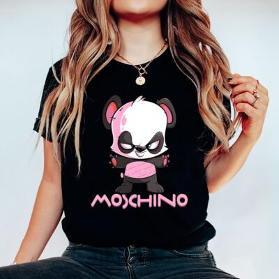Panda Moschino Unisex T-Shirt TAT5540 5 Panda Moschino Unisex T Shirt TAT5540 5