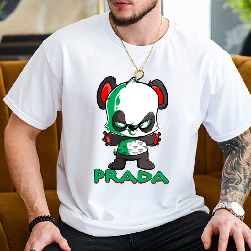 Panda Prada Unisex T Shirt TAT5542 2