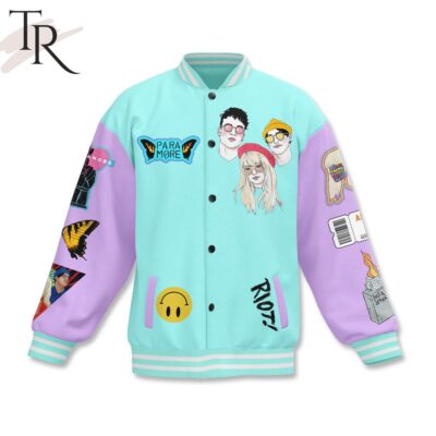 Paramore Let The Pain Remind You That Hearts Can Heal Baseball Jacket TBJ1098 1