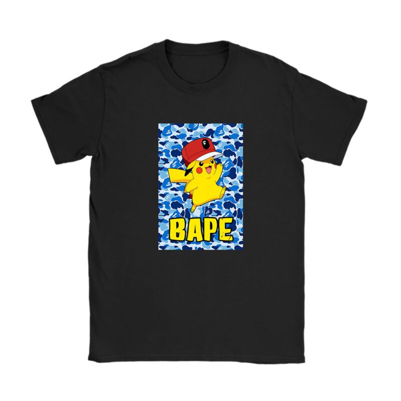 Pikachu Pokemon Bape Unisex T-Shirt TAT5547