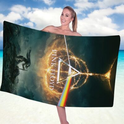 Pink Floyd Rectangle Beach Towel WBT1088 1