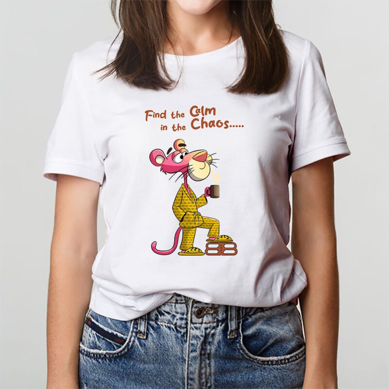 Pink Panther Balenciaga Unisex T Shirt Cotton Tee TAT7618 3